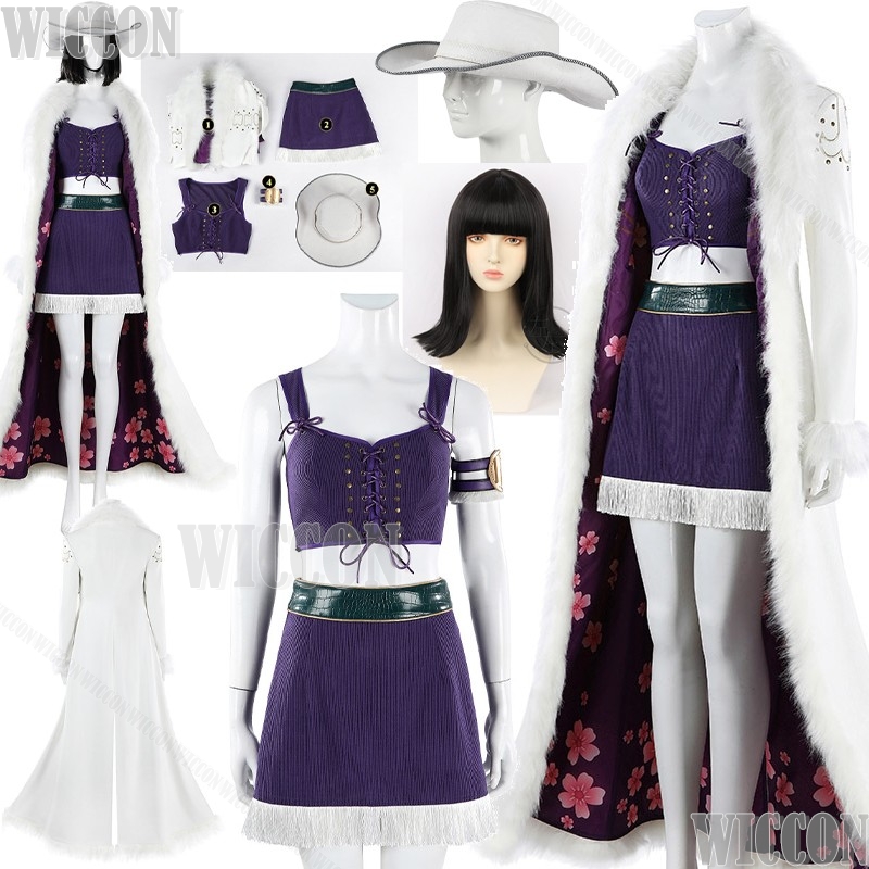 Cosplay Anime White Hair - Disfraz de cosplay de Nico de