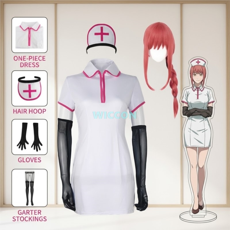 Anime Cosplay Makima - Disfraz de cosplay de Chainsaw Man,