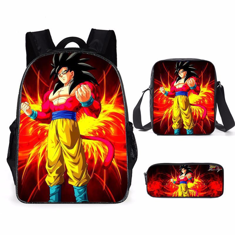 Anime Cosplay Ai - Mochila Kawaii con Estampado de Saiyan