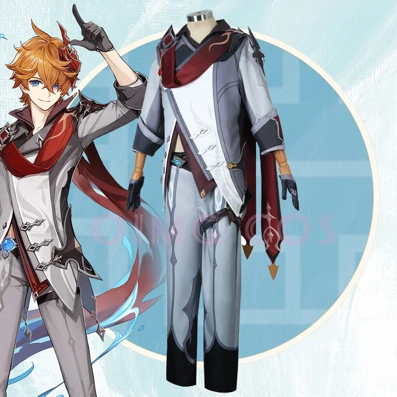 Anime Cosplay Roleplay - Genshin Impact Tartaglia Cosplay disfraz uniforme