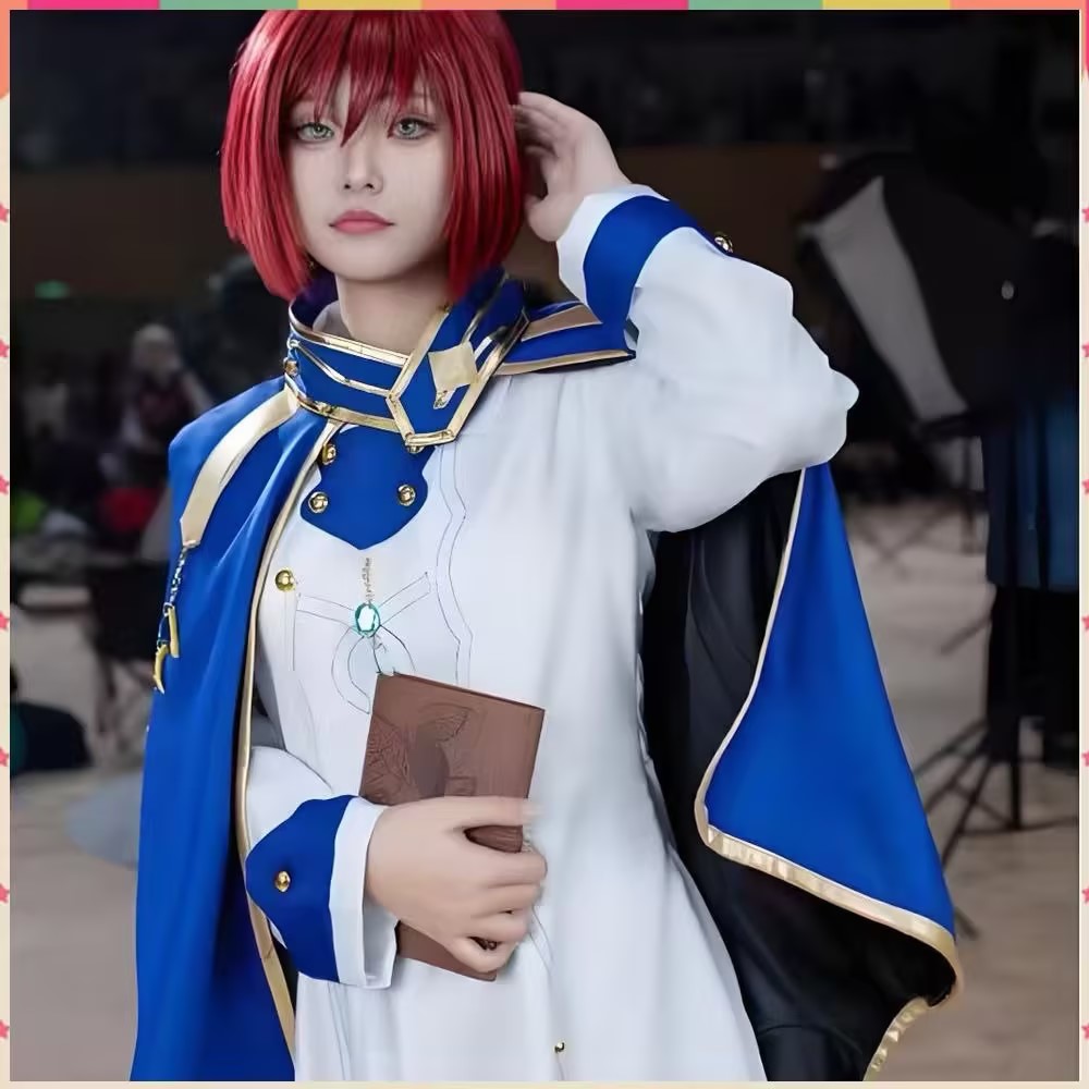 Cosplay Anime White Hair - Shirayuki-Disfraces de Cosplay de Anime, Blancanieves