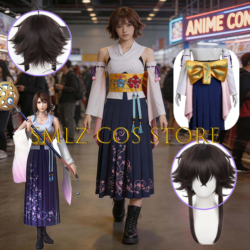 Anime Cosplay Female Characters - Disfraz de Cosplay de Yuna de