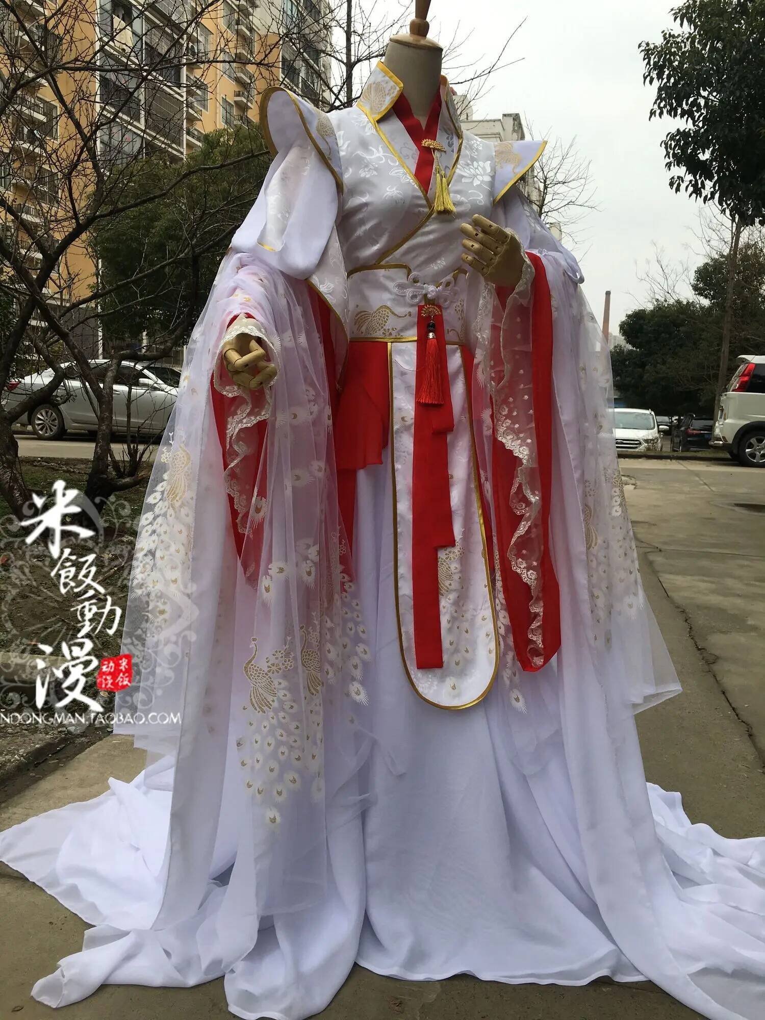 Anime Cosplay Red - Oficiales Bless Prince Yue Heavenly Shen