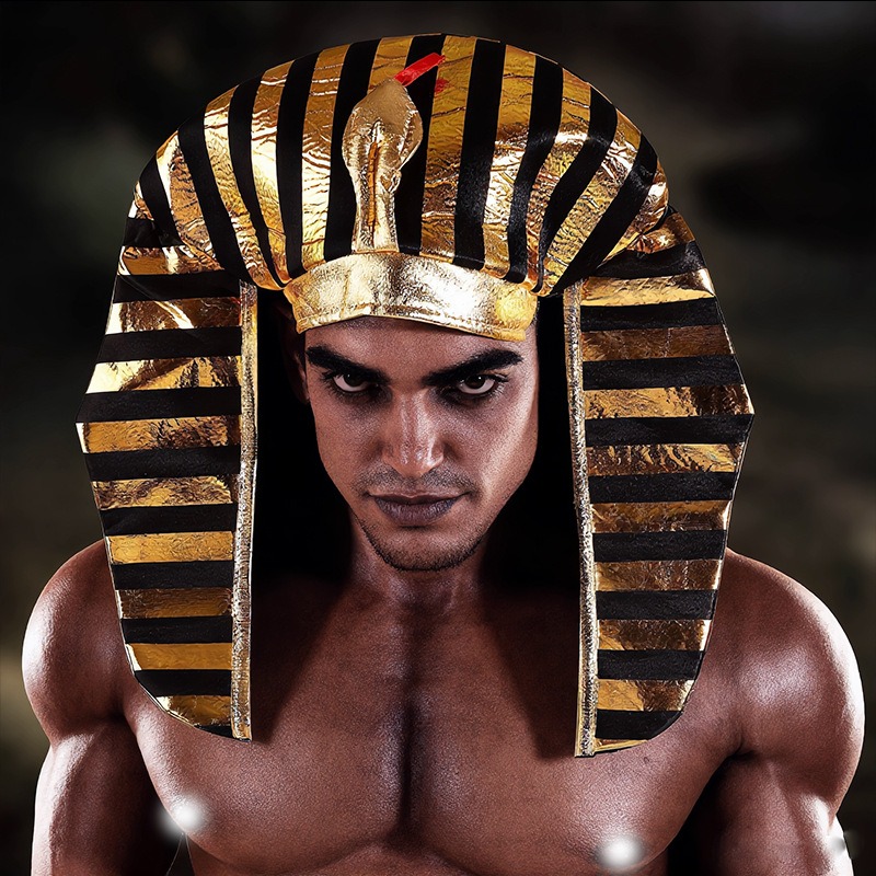 Egypt Cosplay Anime - Sombrero de Faraón Egipcio de Tela