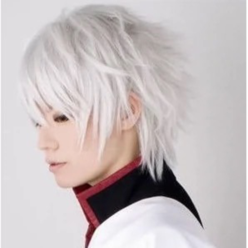Cosplay Anime White Hair - Peluca de Cosplay de Anime, Cabello