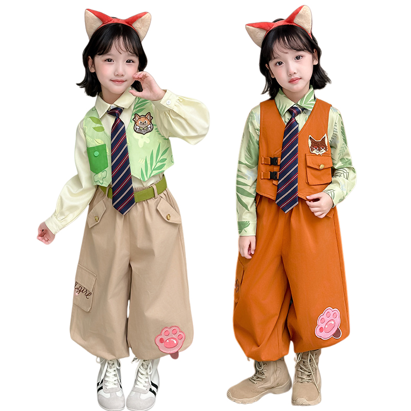 Anime Cosplay Little Girl - Disfraces de Zootopia 2 Fox Nick,