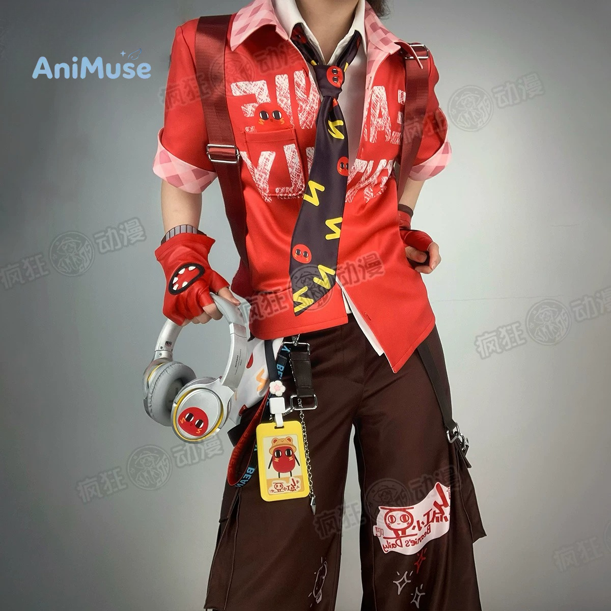 Anime Cosplay Red - Juego Identity V Investigador de Incendios