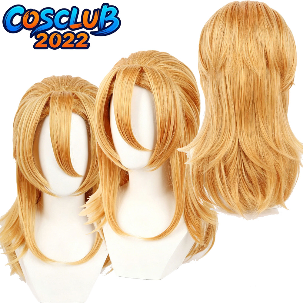Cosplay Anime Jojo - Pelucas Diego Brando, Peluca de Cosplay