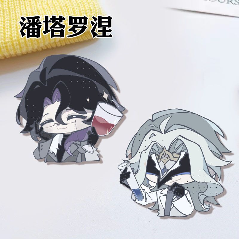 Anime Cosplay Roleplay - Broche de acrílico de Genshin Impact
