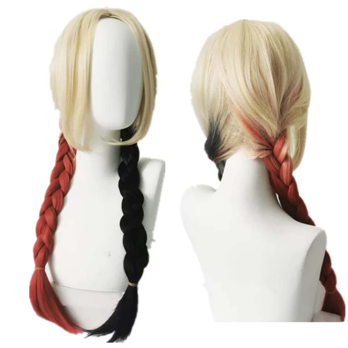 Anime Harley Quinn Cosplay - Peluca de cosplay Quinn para mujer,