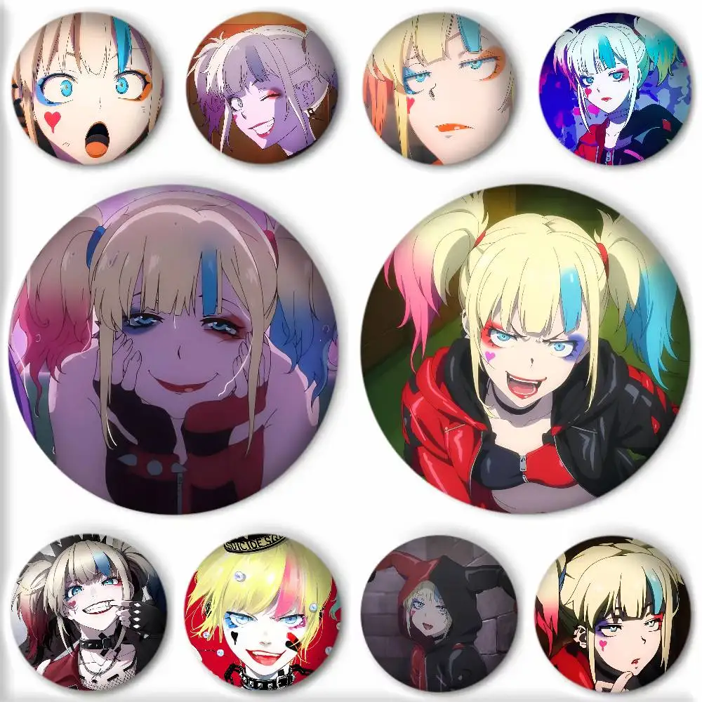 Anime Harley Quinn Cosplay - Pin Redondo de Anime y Manga