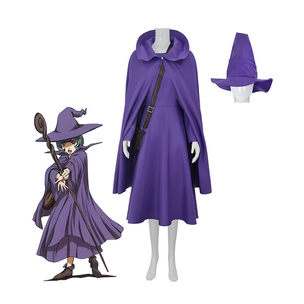 Anime Cosplay Little Girl - Disfraz de Berserk Schierke con capa,