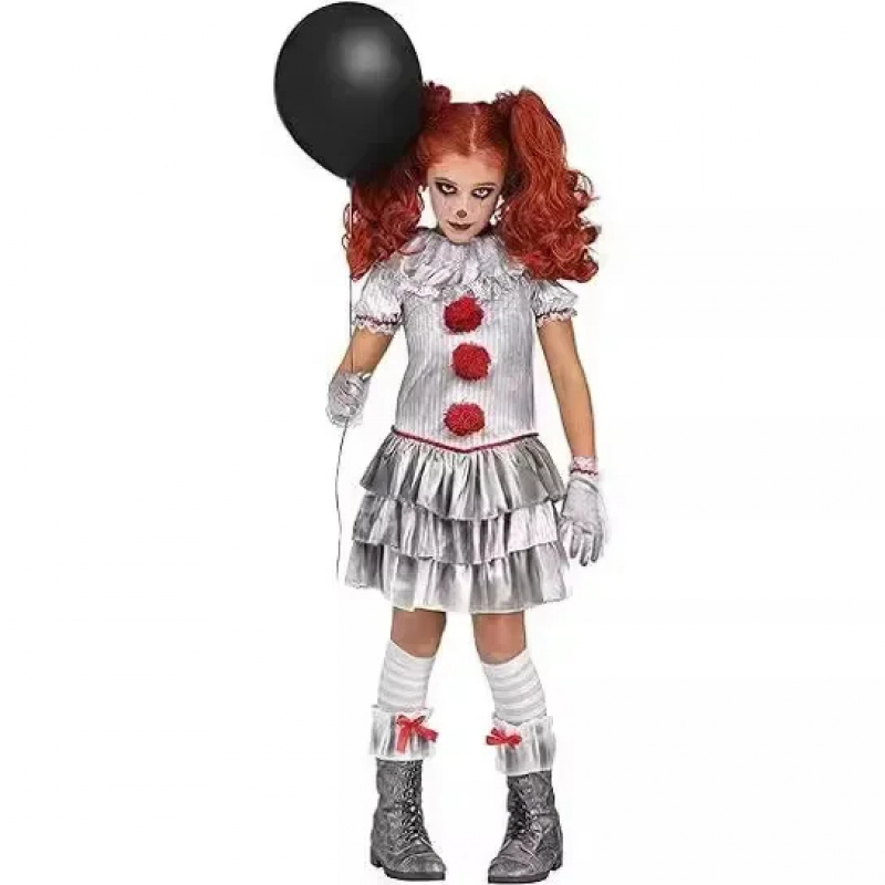 Anime Cosplay Little Girl - Disfraz de Pennywise para Halloween, Disfraz