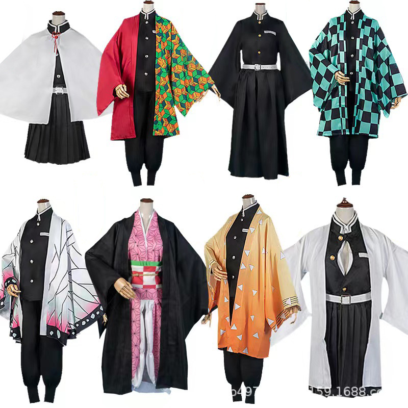Anime Cosplay Tanjiro - Disfraces de Halloween para Demon Slayer: