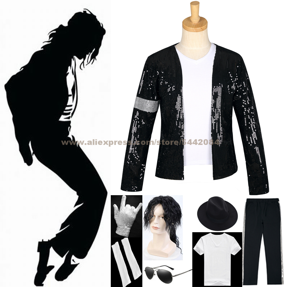 Anime Cosplay Pics - MJ Michael Jackson chaqueta abrigo Billie