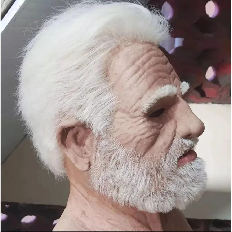 Halloween de pelo blanco abuel - Cosplay Anime White Hair reseña y precio