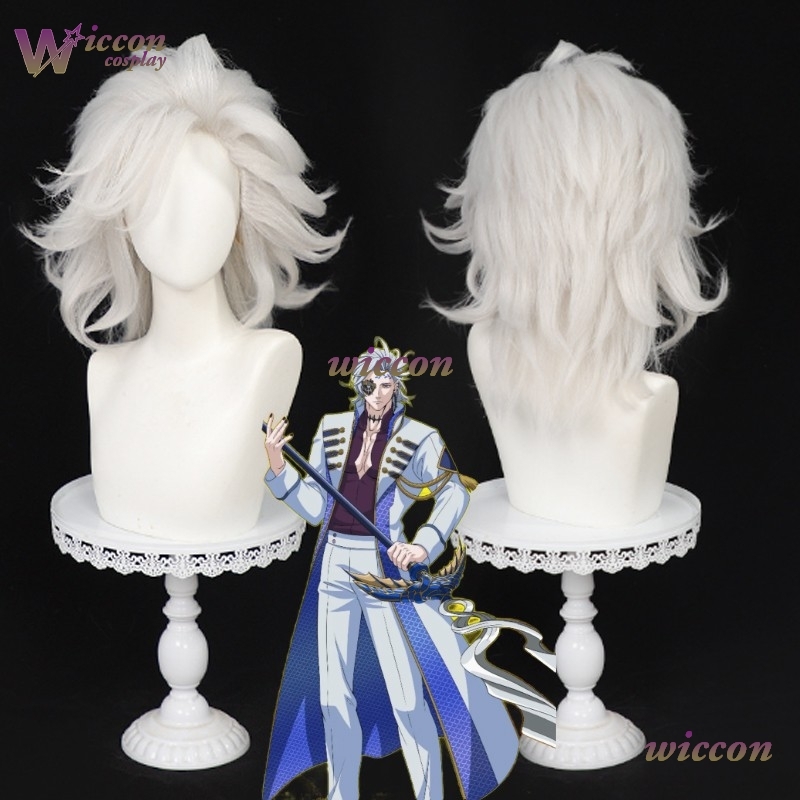 Peluca de Cosplay CosrR Anime  - Cosplay Anime White Hair reseña y precio