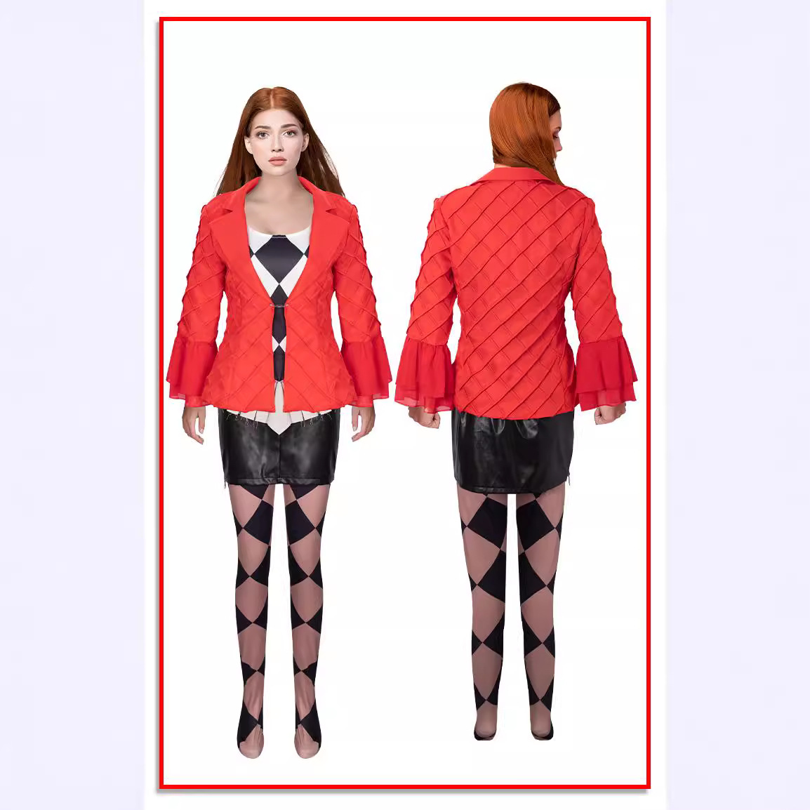 Disfraz de cosplay de Anime Th - Anime Harley Quinn Cosplay reseña y precio