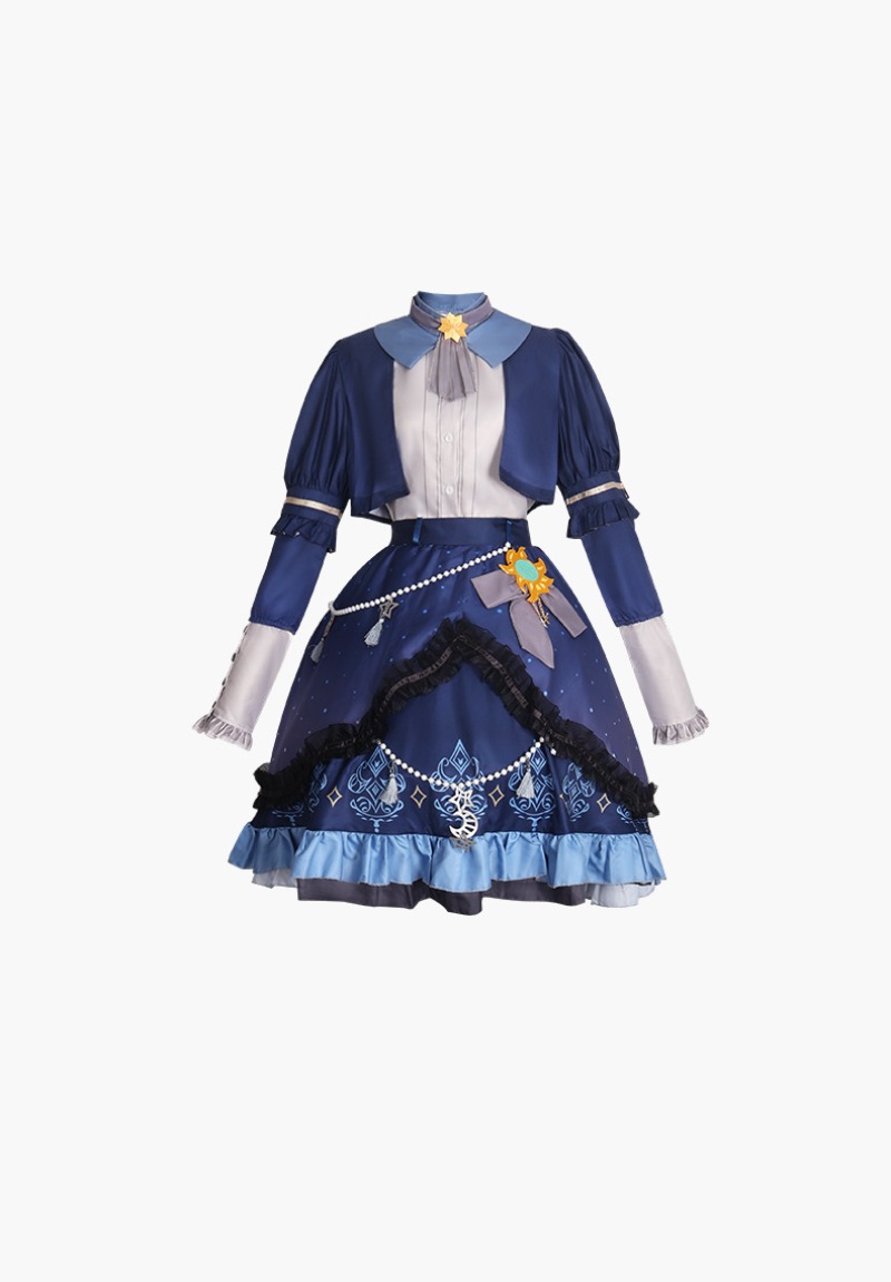 2025 PJSK vestido colorido de  - Anime Cosplay Female Characters reseña y precio