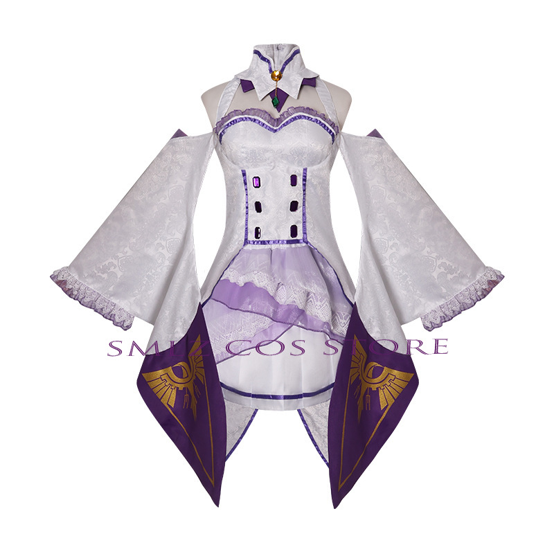 Disfraz de Emilia Cosplay Anim - Anime Cosplay Wigs reseña y precio