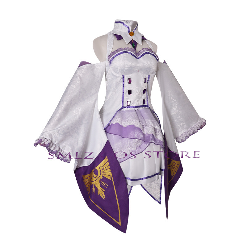 Disfraz de Emilia Cosplay Anim - Anime Cosplay Wigs reseña y precio
