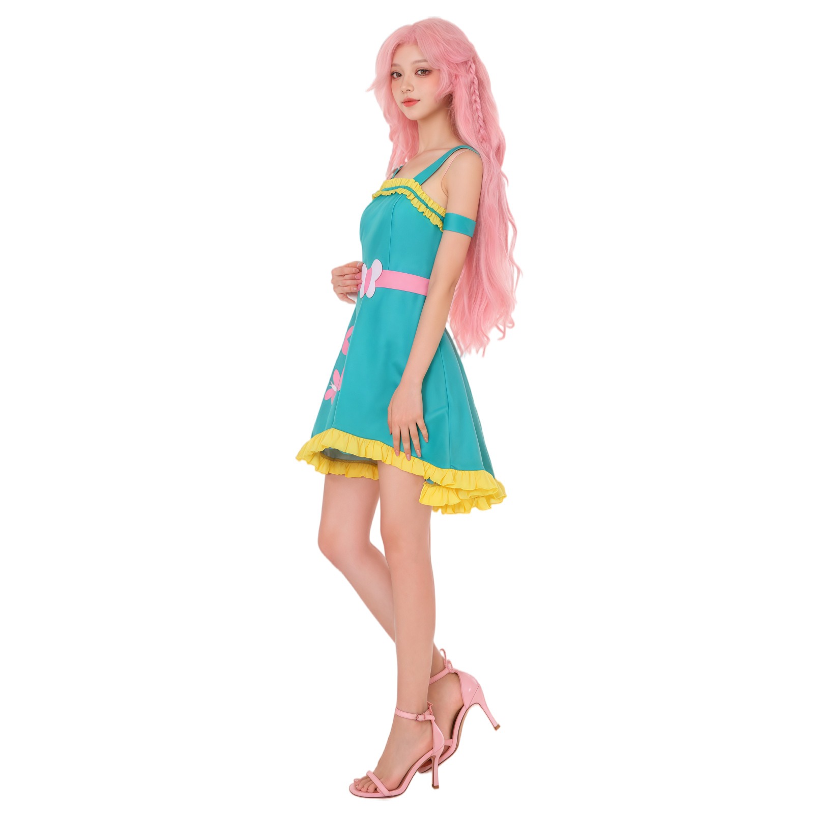 Disfraz de My Fluttershy de Eq - Anime Cosplay Little Girl reseña y precio