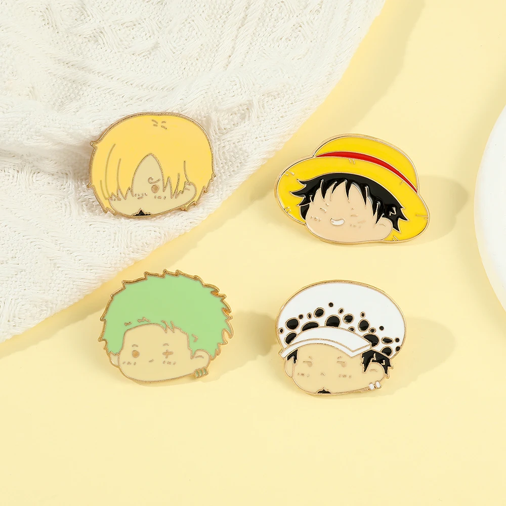 4 Broches de Personajes de Ani - Anime Cosplay Simple reseña y precio