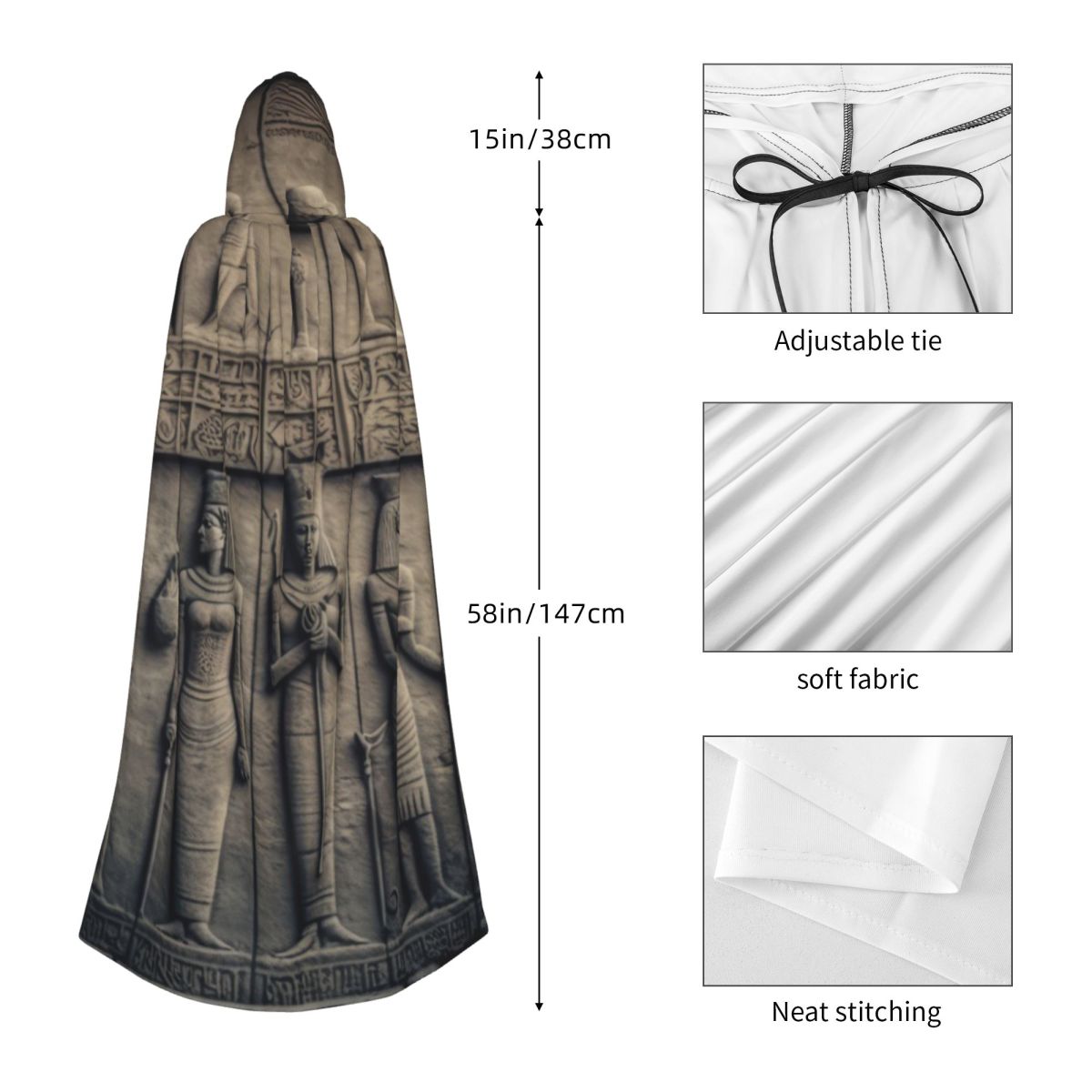 Hieróglifos egipcios, antiguo  - Egypt Cosplay Anime reseña y precio