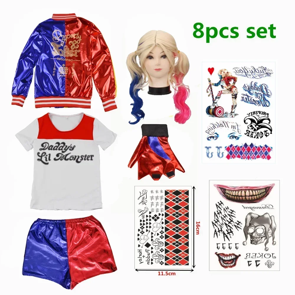 Disfraces de Harley para niños - Anime Harley Quinn Cosplay reseña y precio