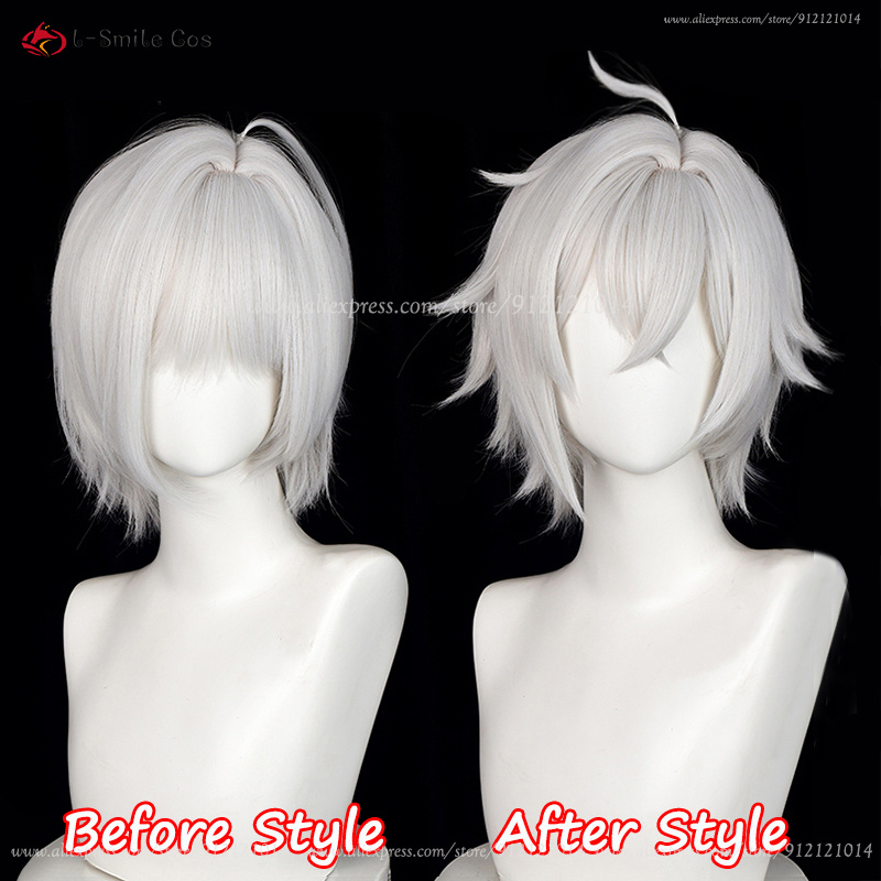 Peluca de Cosplay ZZZ Seth Low - Cosplay Anime White Hair reseña y precio