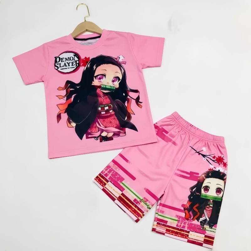Conjunto de camiseta y pantalo - Anime Cosplay Tanjiro reseña y precio