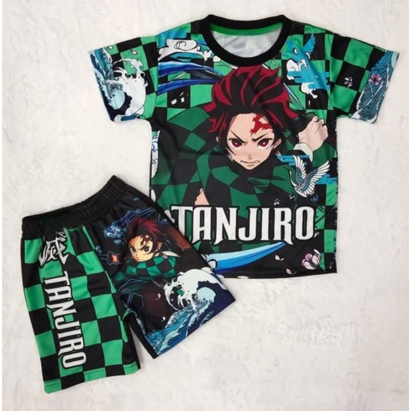 Conjunto de camiseta y pantalo - Anime Cosplay Tanjiro reseña y precio
