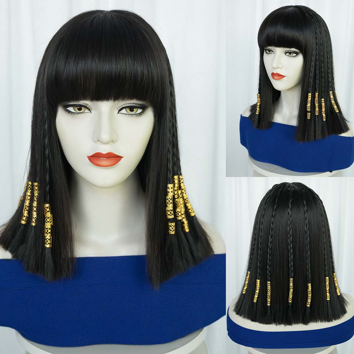 Peluca de moda para mujer, acc - Egypt Cosplay Anime reseña y precio