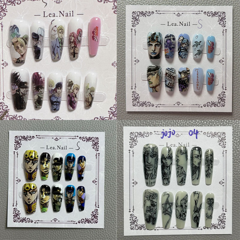 JOJO Nail Art estudiante Anime - Cosplay Anime Jojo reseña y precio