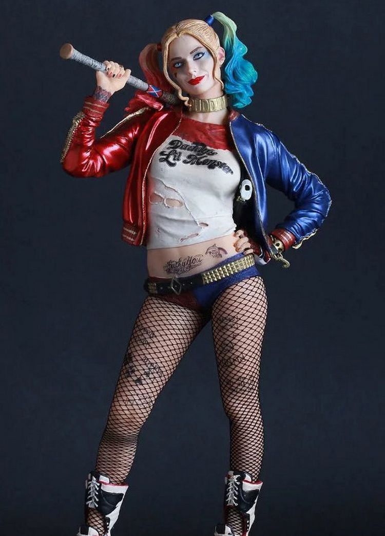 Disfraz de escuadrón suicida d - Anime Harley Quinn Cosplay reseña y precio