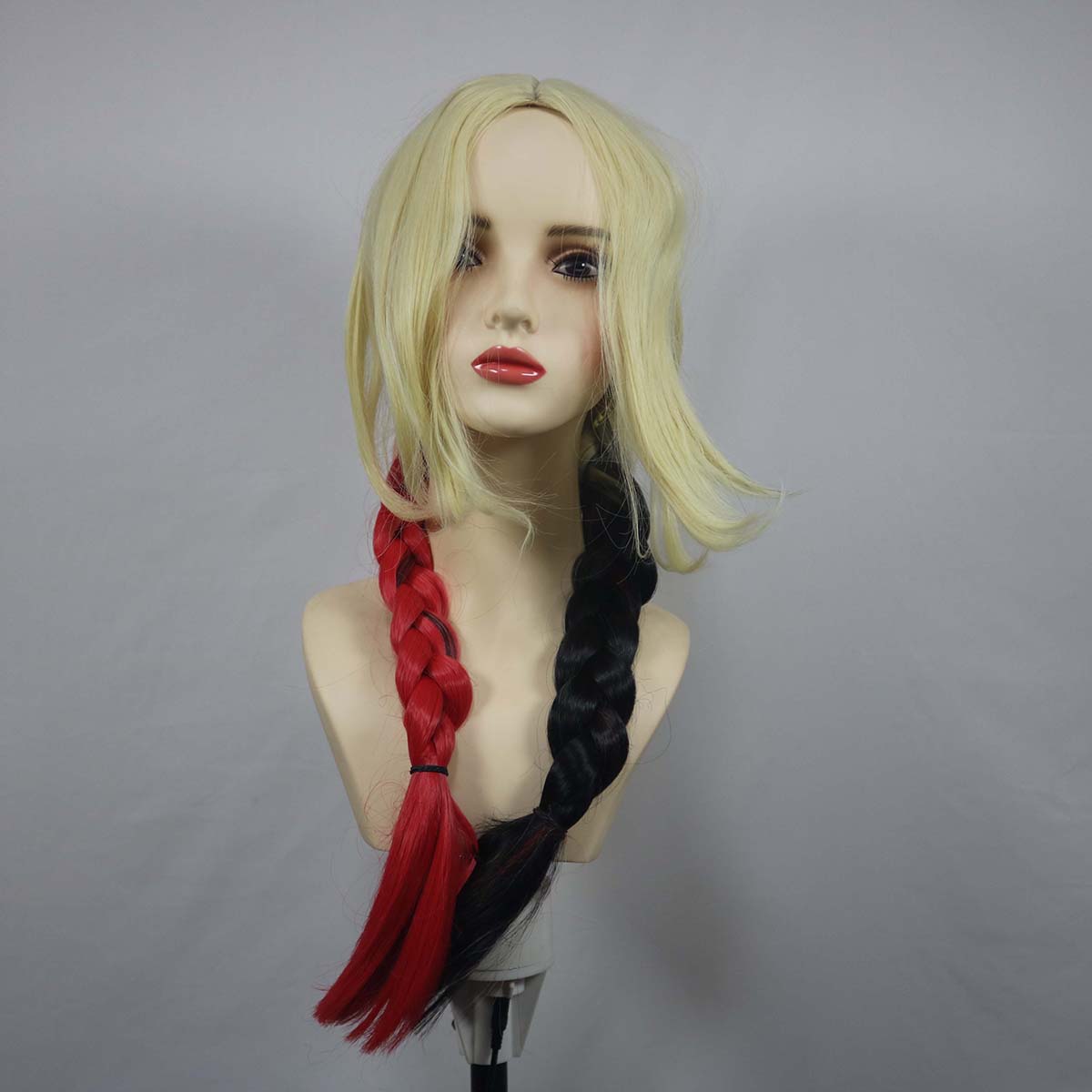 Peluca de cosplay Quinn para m - Anime Harley Quinn Cosplay reseña y precio