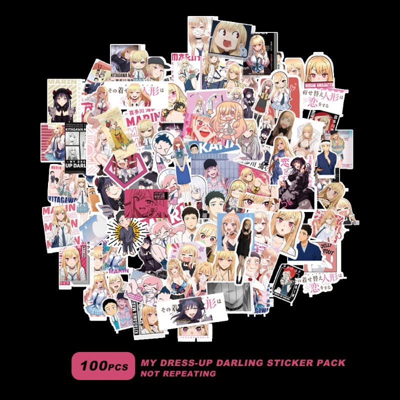 100 pegatinas de My Dress-Up D - Anime Cosplay Simple reseña y precio