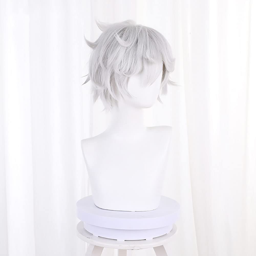 Gabimaru-Peluca de Cosplay de  - Cosplay Anime White Hair reseña y precio