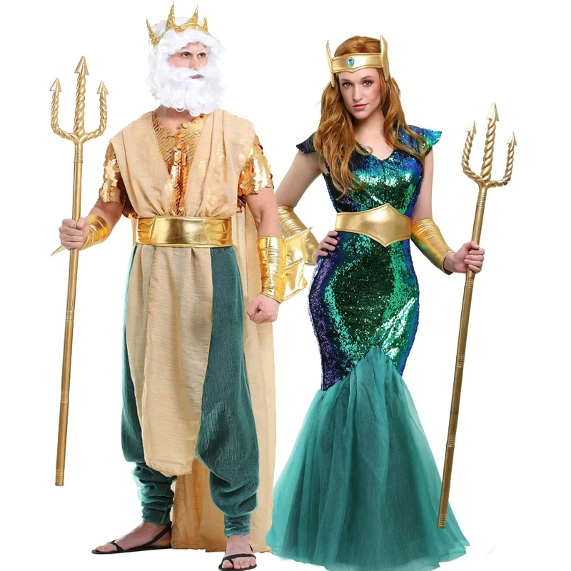 ❤ 2026 ✚ Disfraz de Sirena Rei - Egypt Cosplay Anime reseña y precio