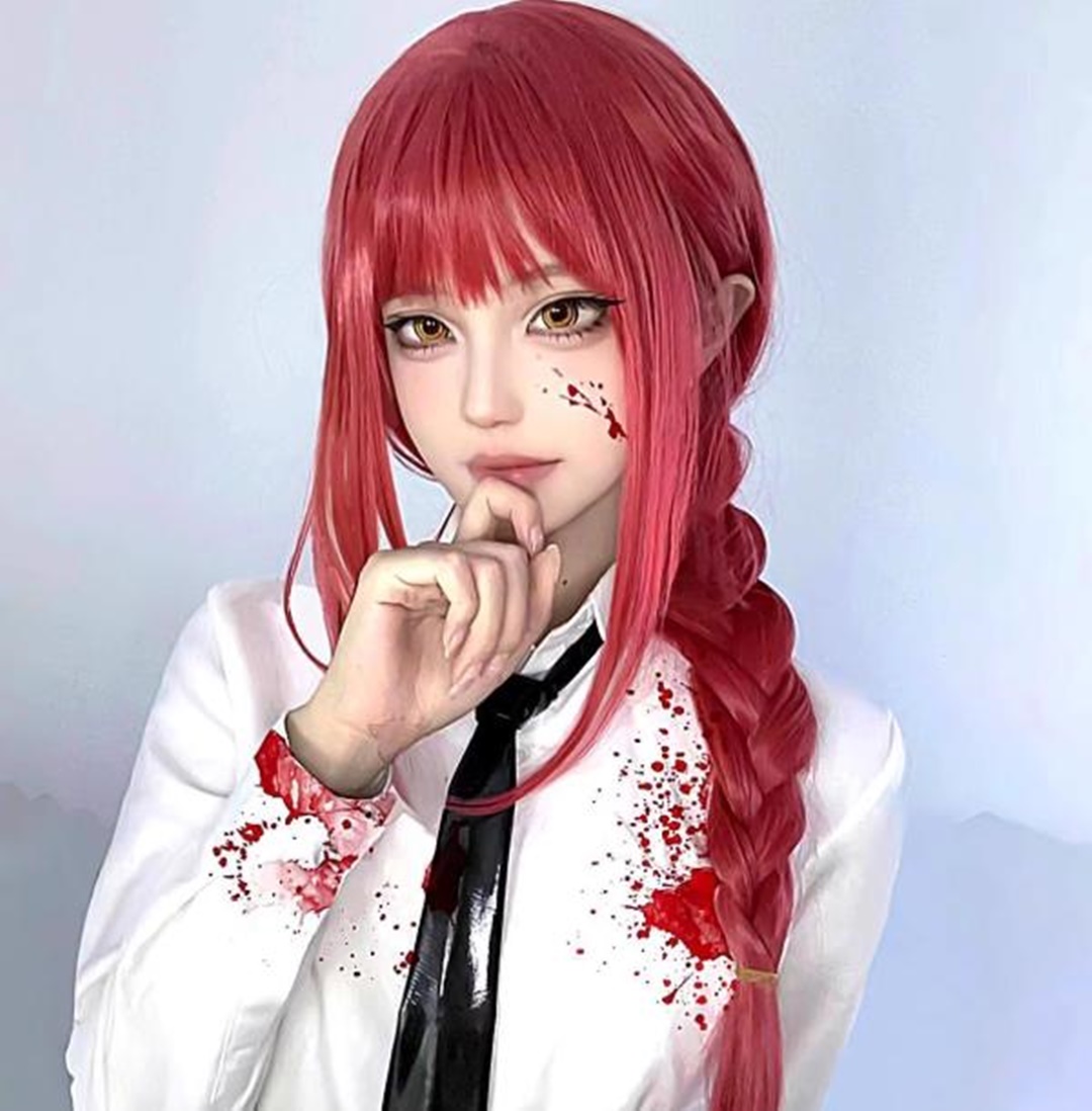 Peluca Makima Cosplay Mujer Pe - Anime Cosplay Makima reseña y precio