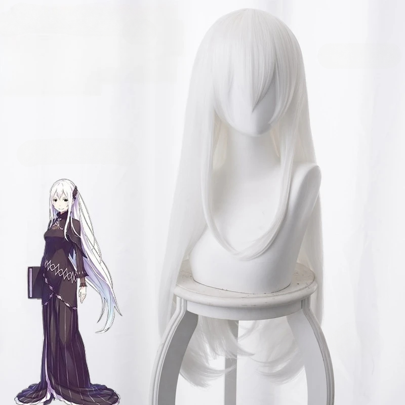 RE: ZERO Starting Life in Anot - Cosplay Anime White Hair reseña y precio