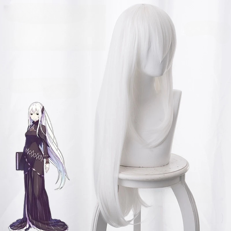 RE: ZERO Starting Life in Anot - Cosplay Anime White Hair reseña y precio