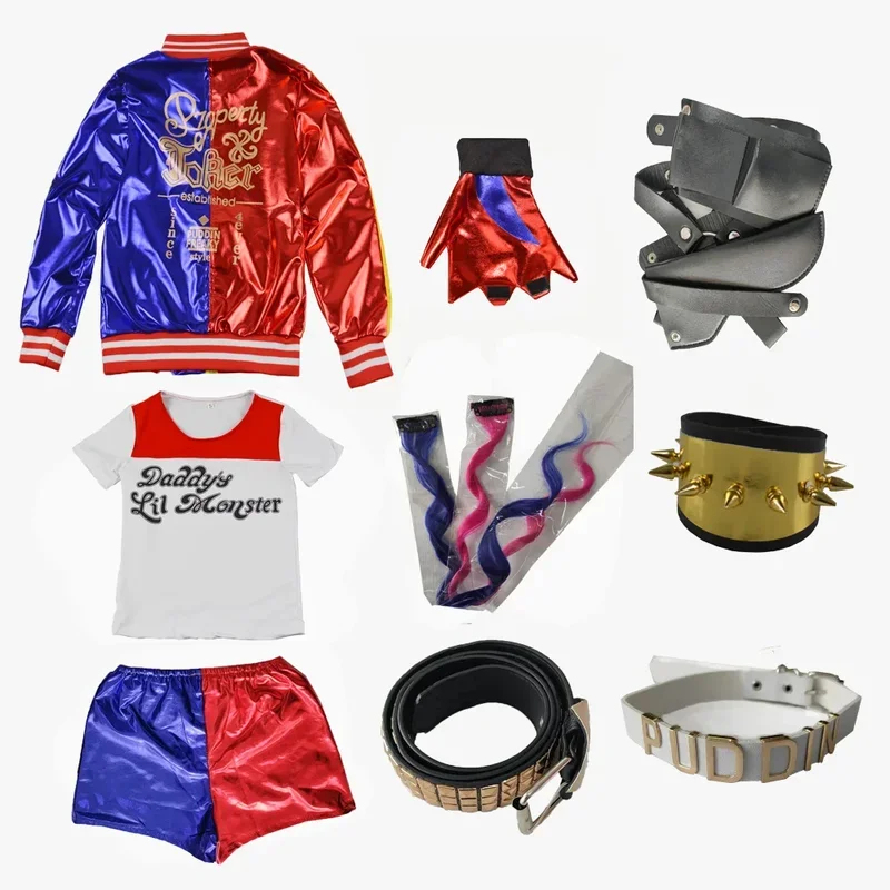 Disfraz de Halloween para Niño - Anime Harley Quinn Cosplay reseña y precio
