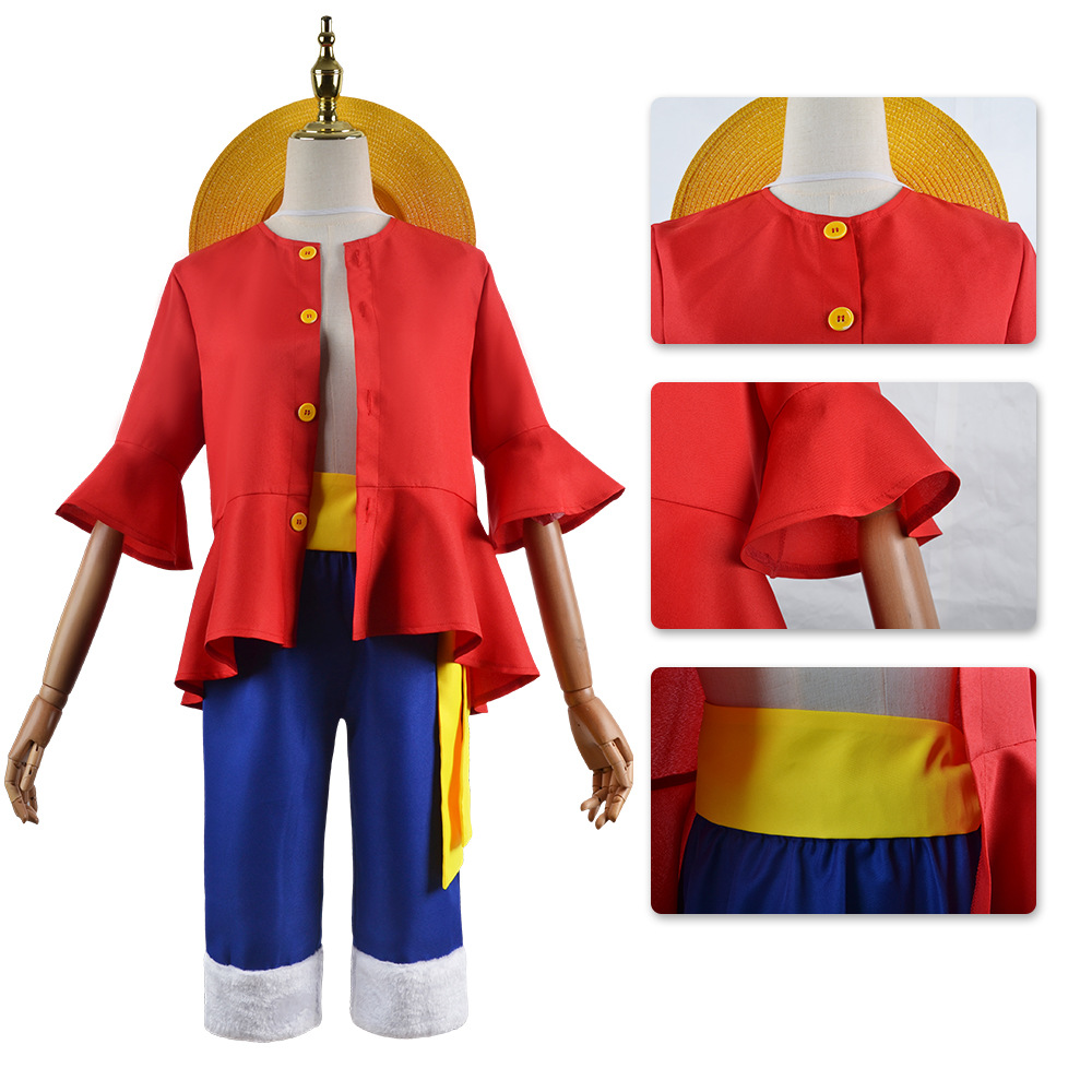 Disfraz de Anime Monkey D Luff - Anime Cosplay Pics reseña y precio