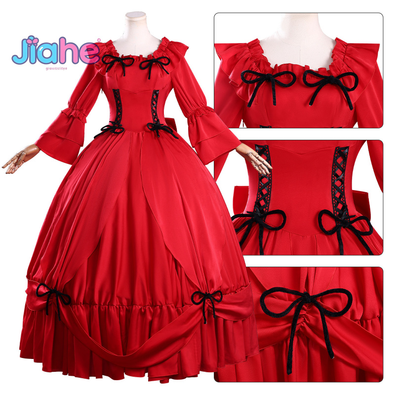 ¿Traje de cosplay de Scarlett  - Anime Cosplay Red reseña y precio
