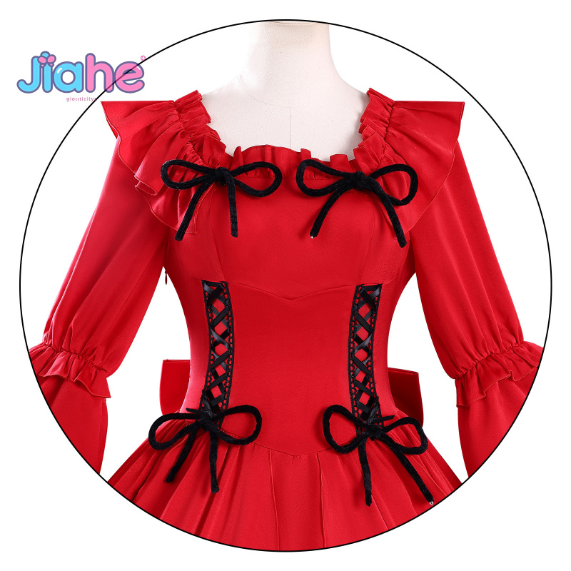 ¿Traje de cosplay de Scarlett  - Anime Cosplay Red reseña y precio