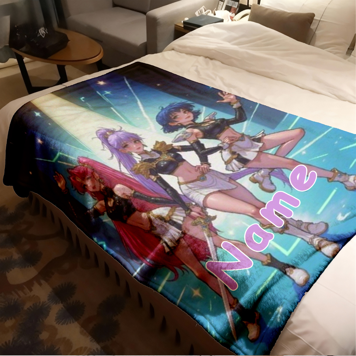 Manta Personalizada de Anime c - Anime Cosplay Girl Name reseña y precio