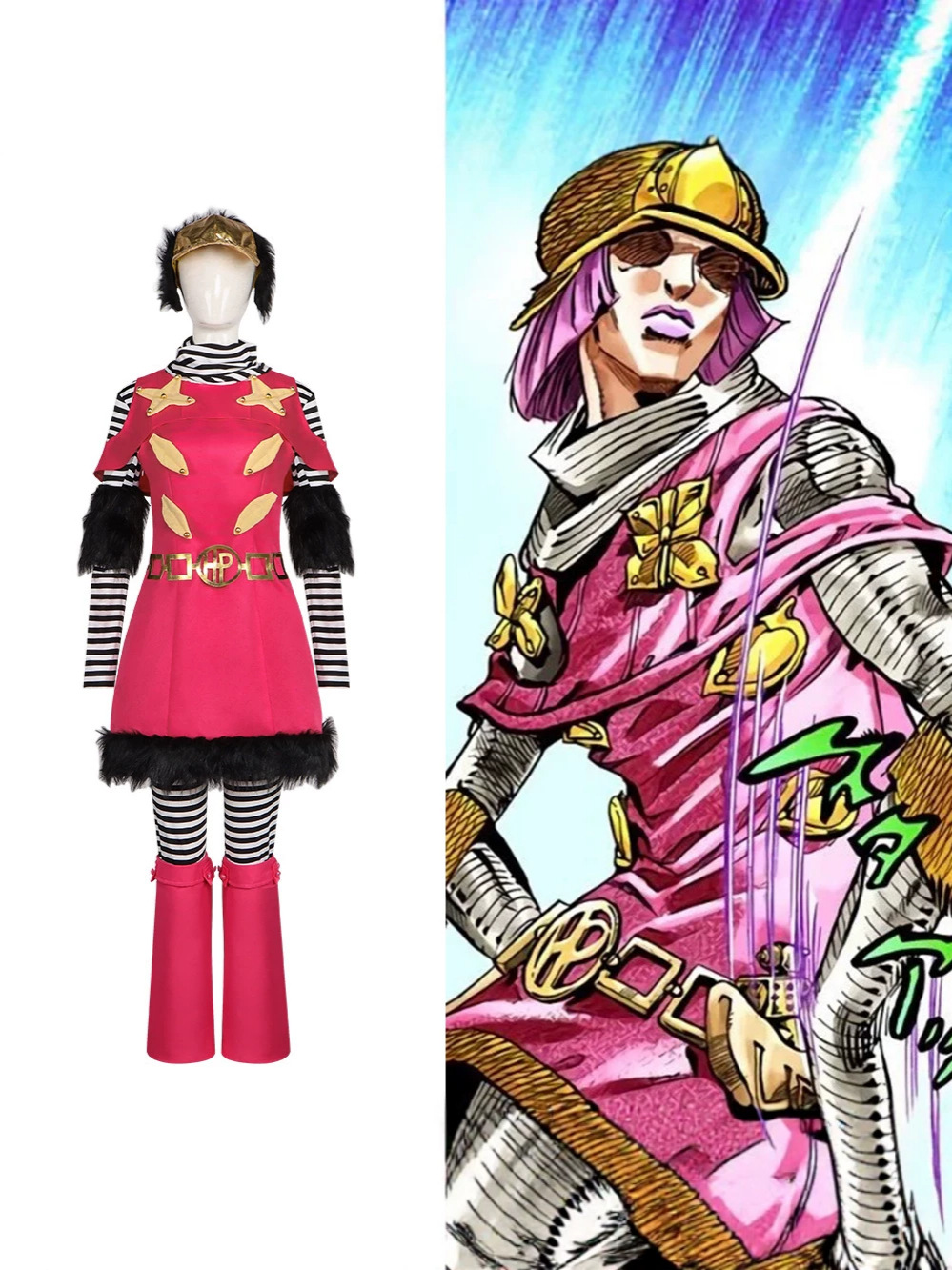 Disfraz cosplay Hot Pants JoJo - Cosplay Anime Jojo reseña y precio