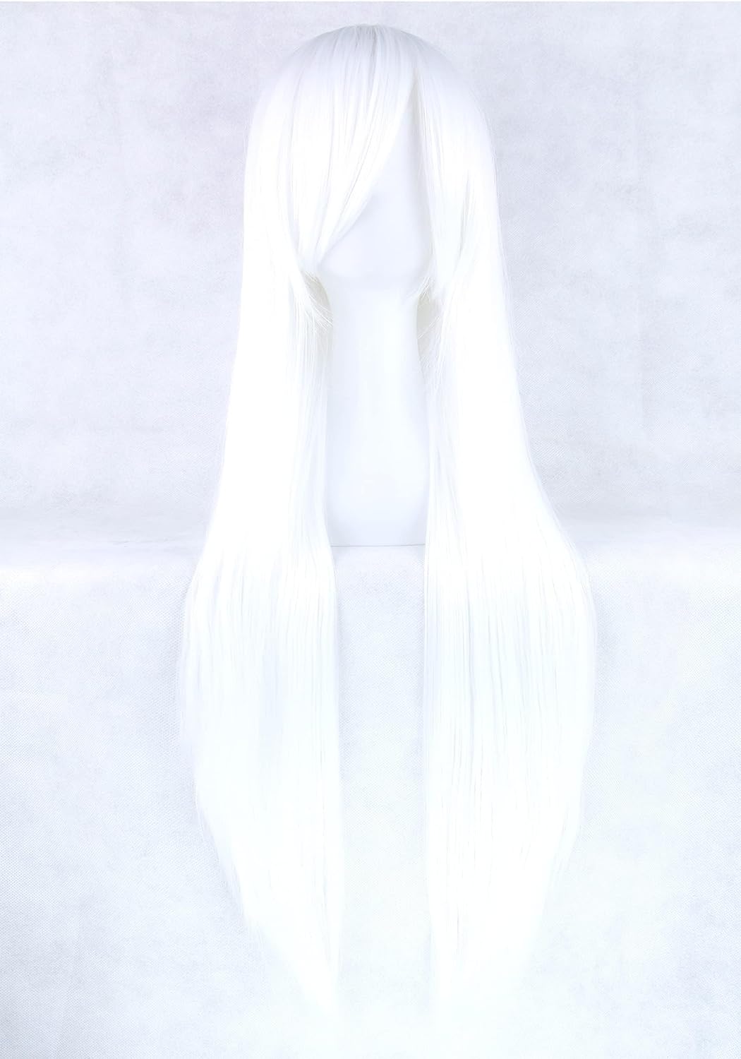 Pelucas de cosplay de pelo nat - Cosplay Anime White Hair reseña y precio