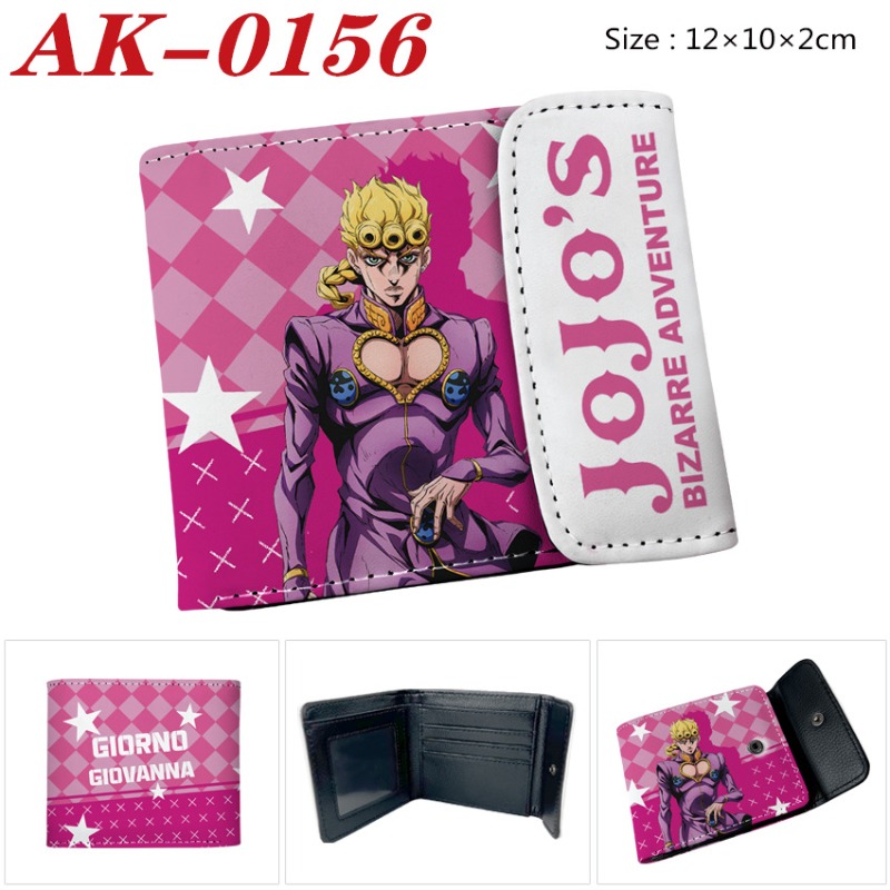 Cartera Corta de Cuero PU con  - Cosplay Anime Jojo reseña y precio